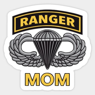 Army Ranger Jump Wings Mom Sticker